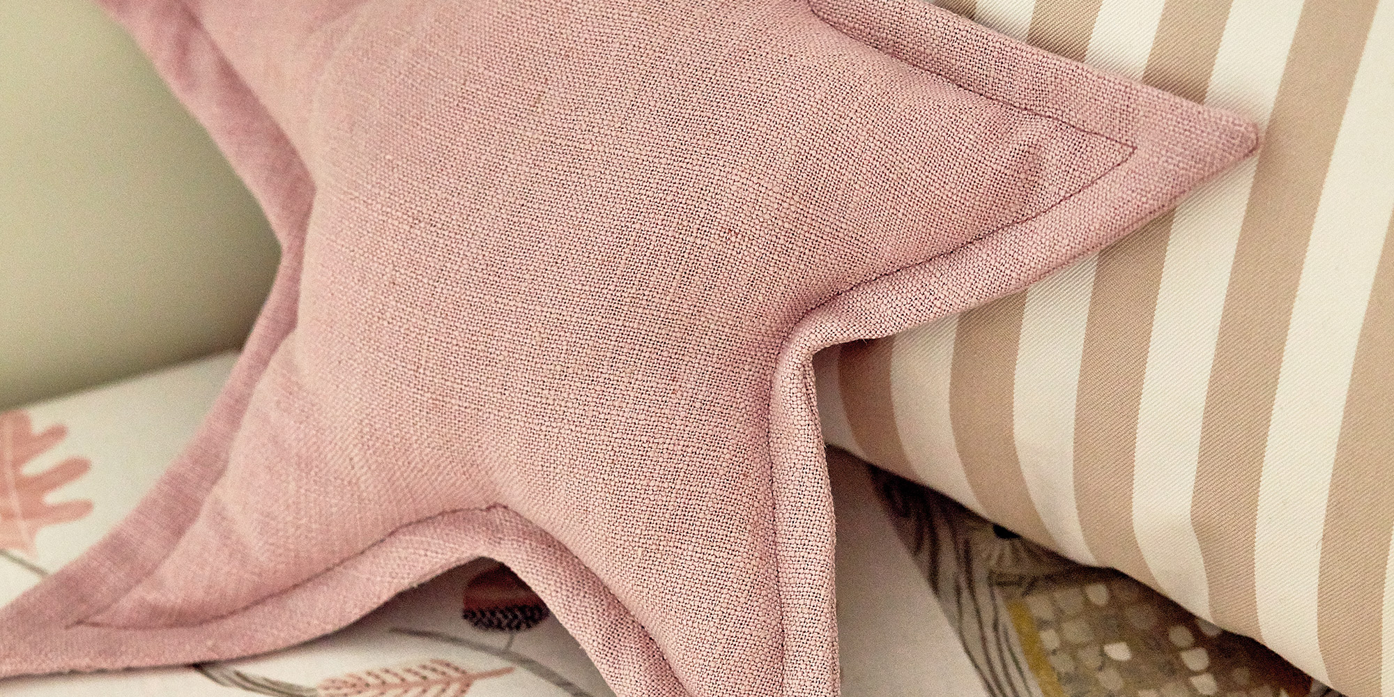 Kissen als Zubehörartikel für die Kinderzimmergestaltung.