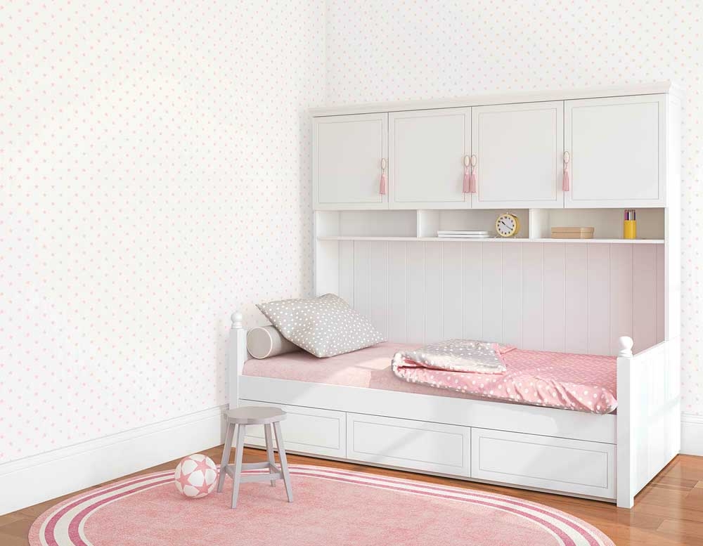 Non-woven wallpaper pink stars-28-G56552.1M