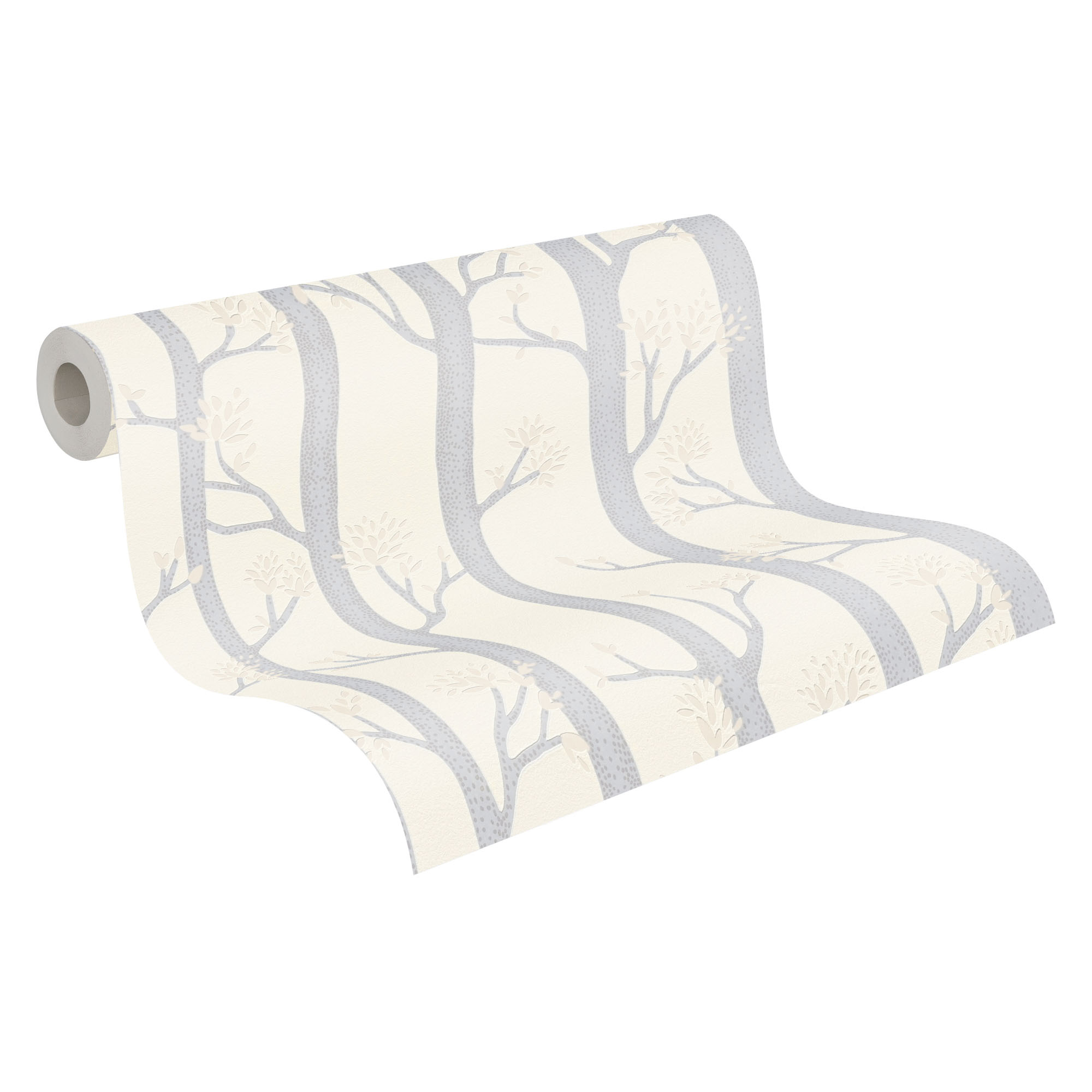 Tapete Waldtapete Bäume creme Vlies 792631