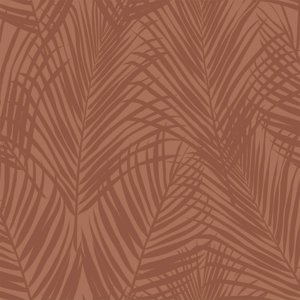 Wallpaper fern pattern brown 139370