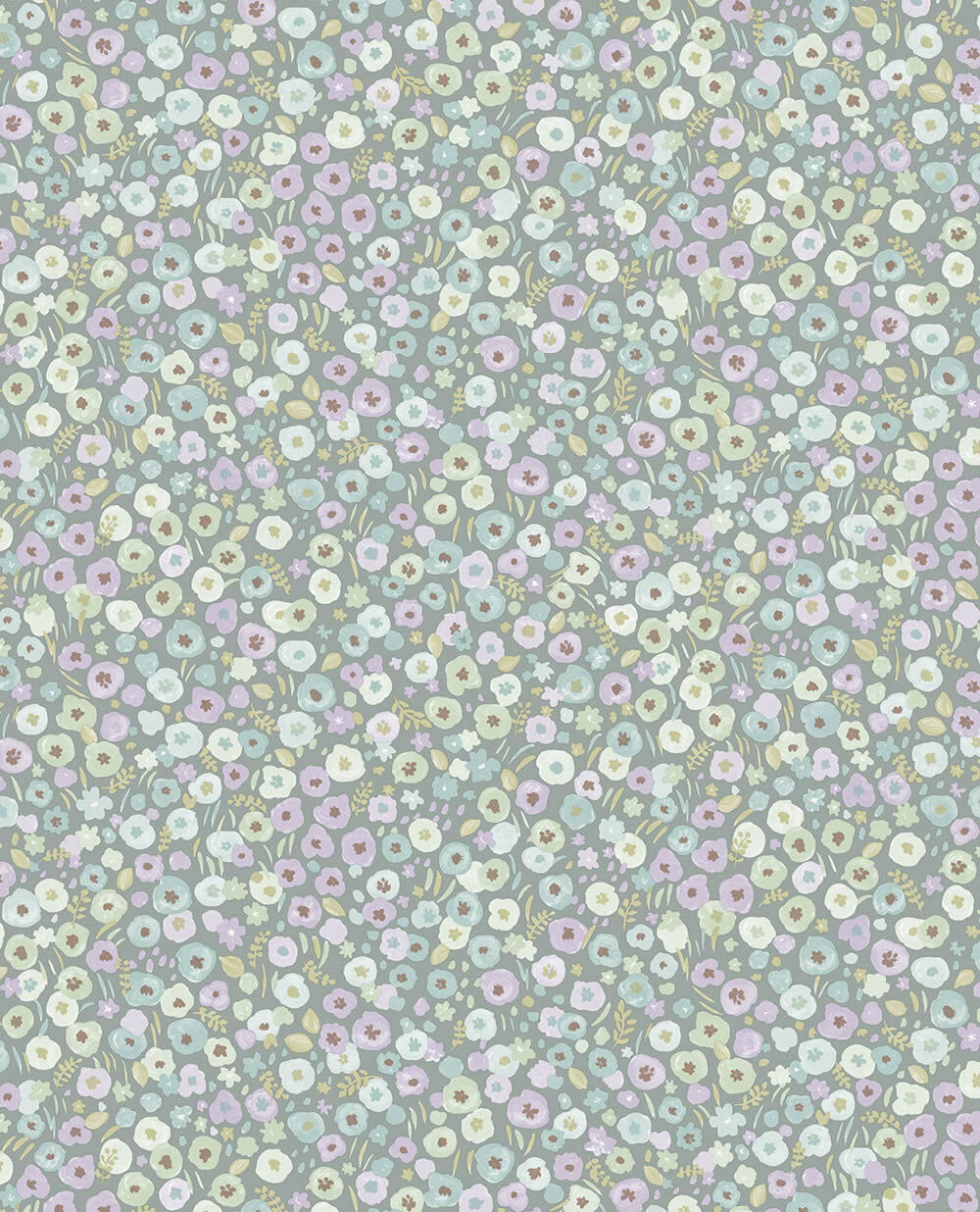 flowers floral pattern non-woven wallpaper green Explore Eijffinger 323064