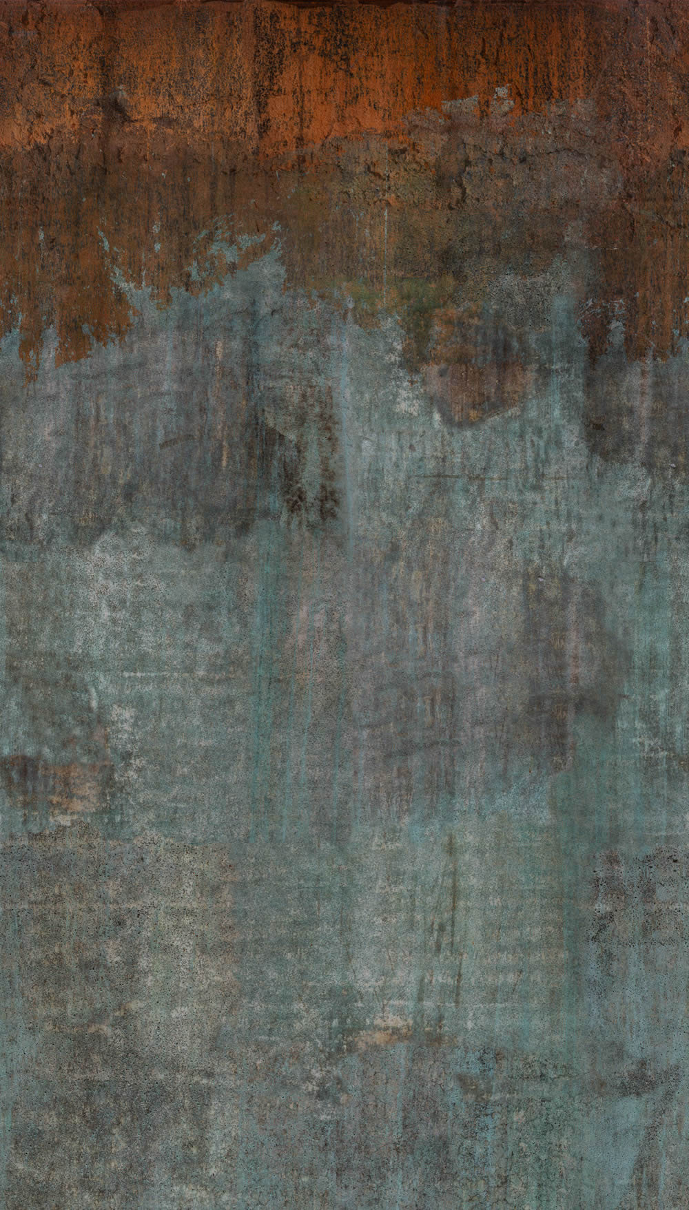 Wandbild 1,59 x 2,80 m Rostoptik Industriestyle Lofttapete A43101