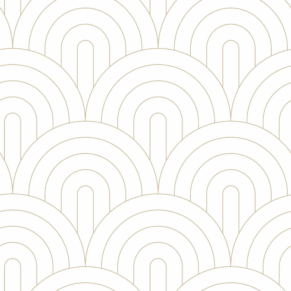 Tapete Boho geometrisch weiß Vlies 139215