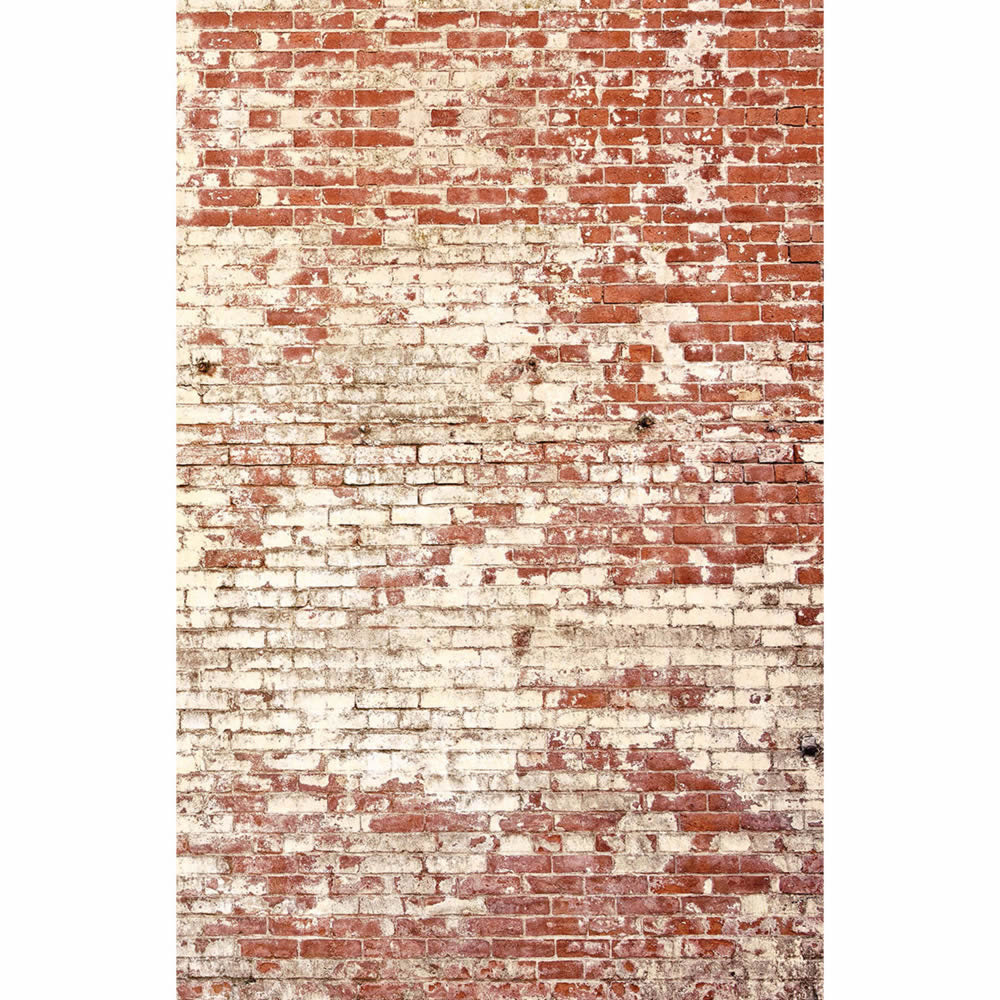 Bricks Red and Cream Mural Young and free YNF103438204-36-YNF103438204