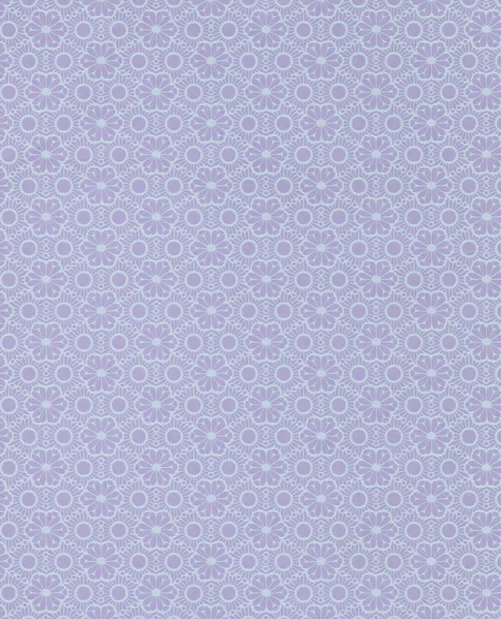 Blumen Vlies Tapete Lila-Blau Glänzend _L1