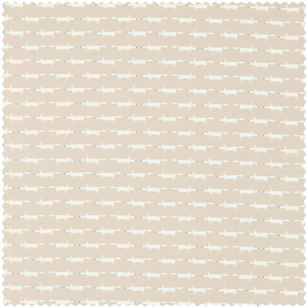Stoff Little Fox Dekostoff kleine Füchse beige weiß NSCK120463
