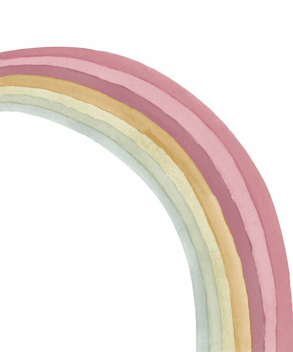 Großer Regenbogen Rosa Wandbild Bambino XIX Rasch 253269-7-253269