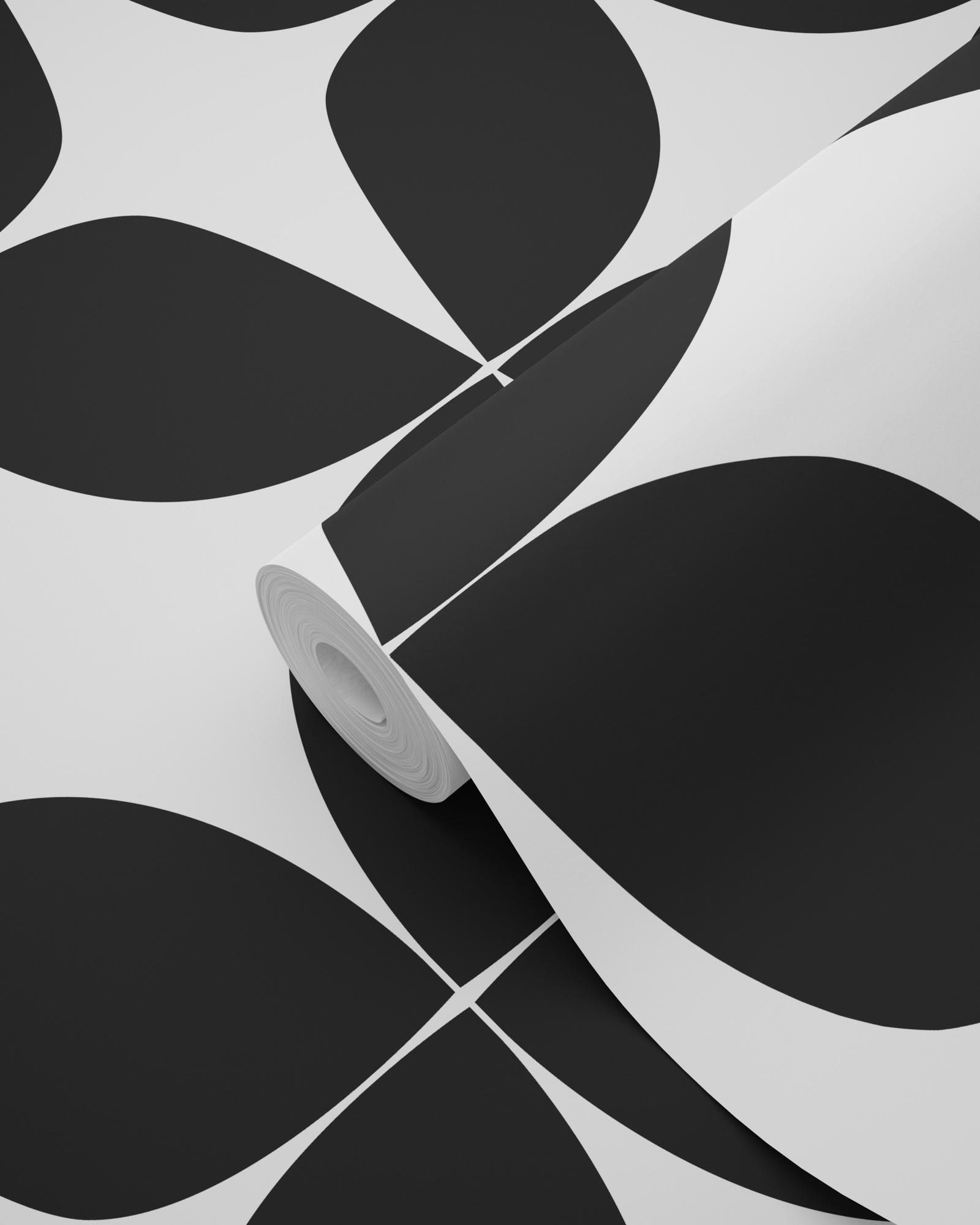 Tapete Scandi geometrisch schwarz weiß Vlies 139101