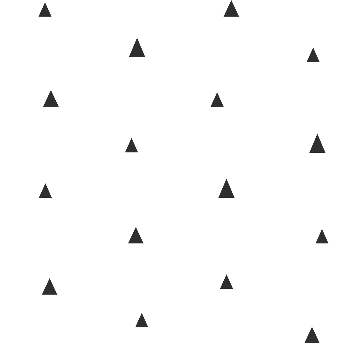 Tapete Vliestapete Dreiecke minimalistisch Scandi schwarz weiß 347681