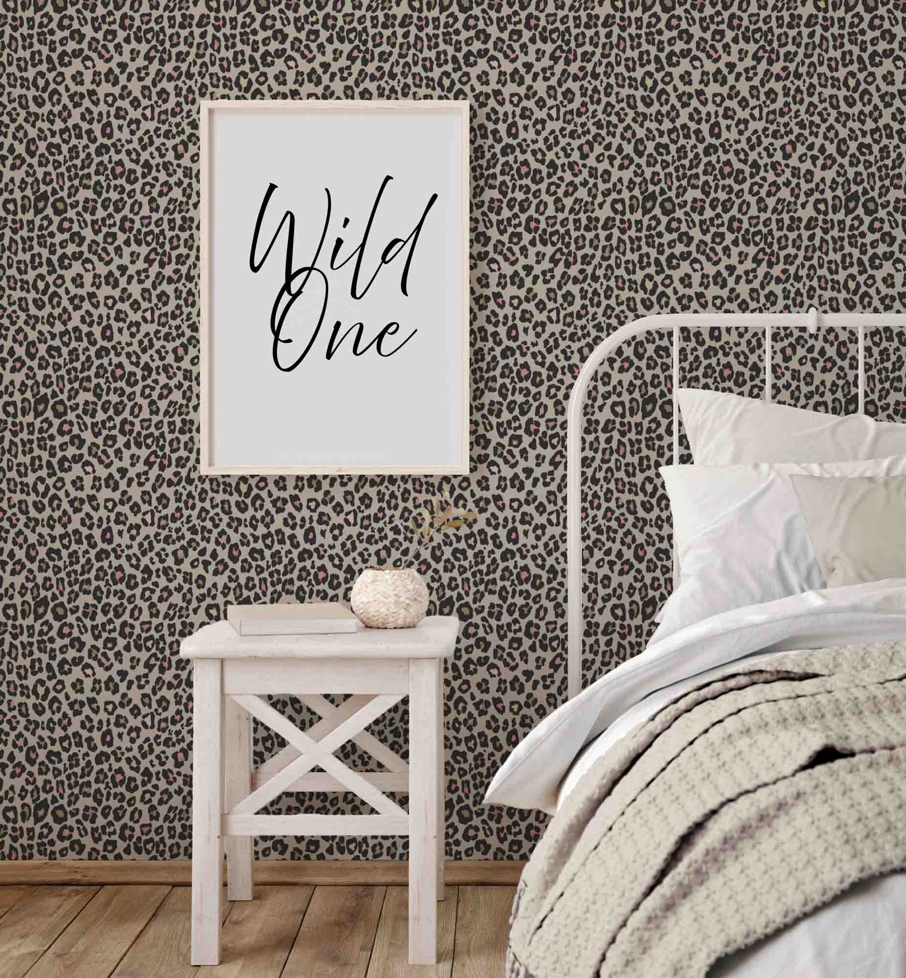 Tapete Vliestapete Leopardflecken naturfarben G78564