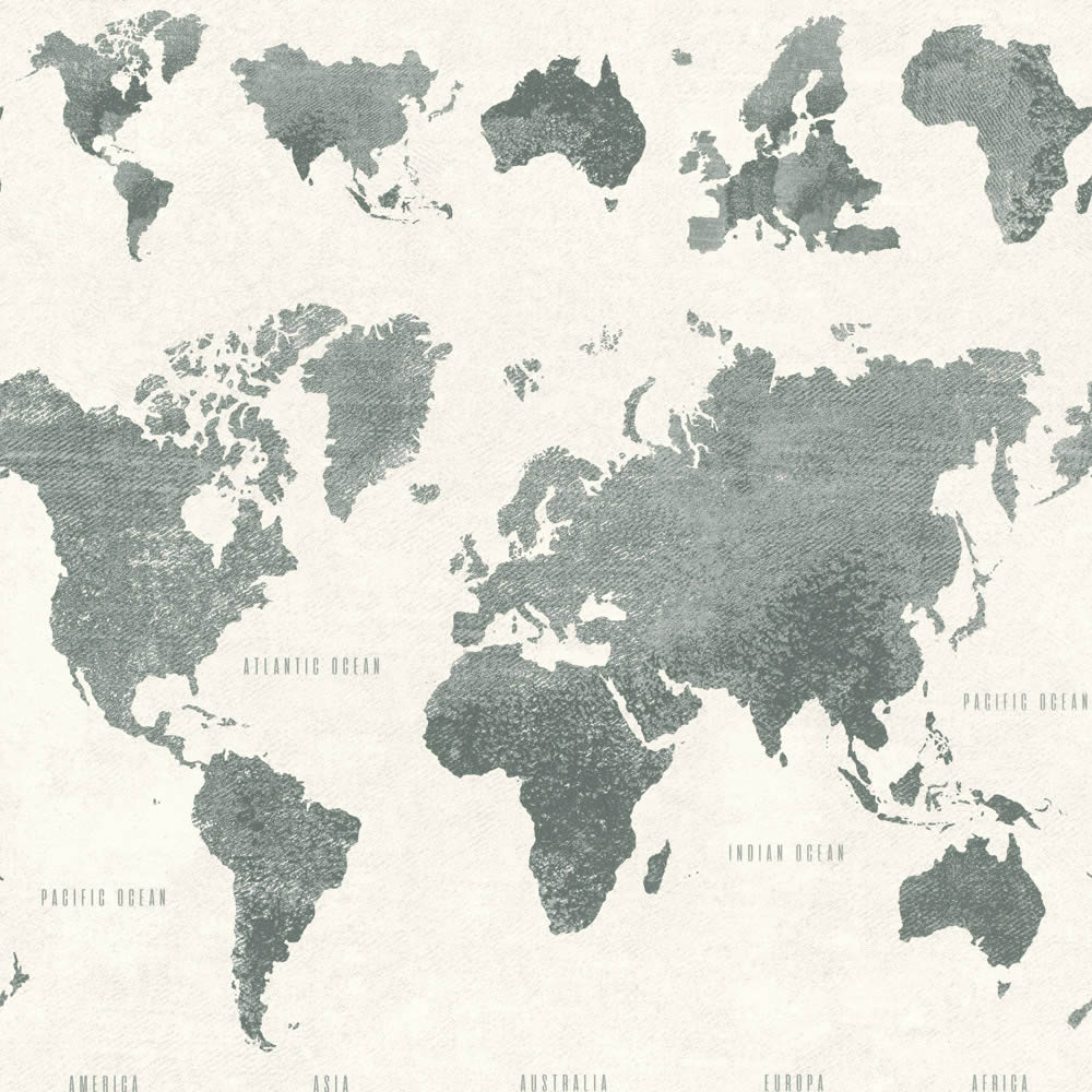 World map wallpaper white green-23-138971.1M