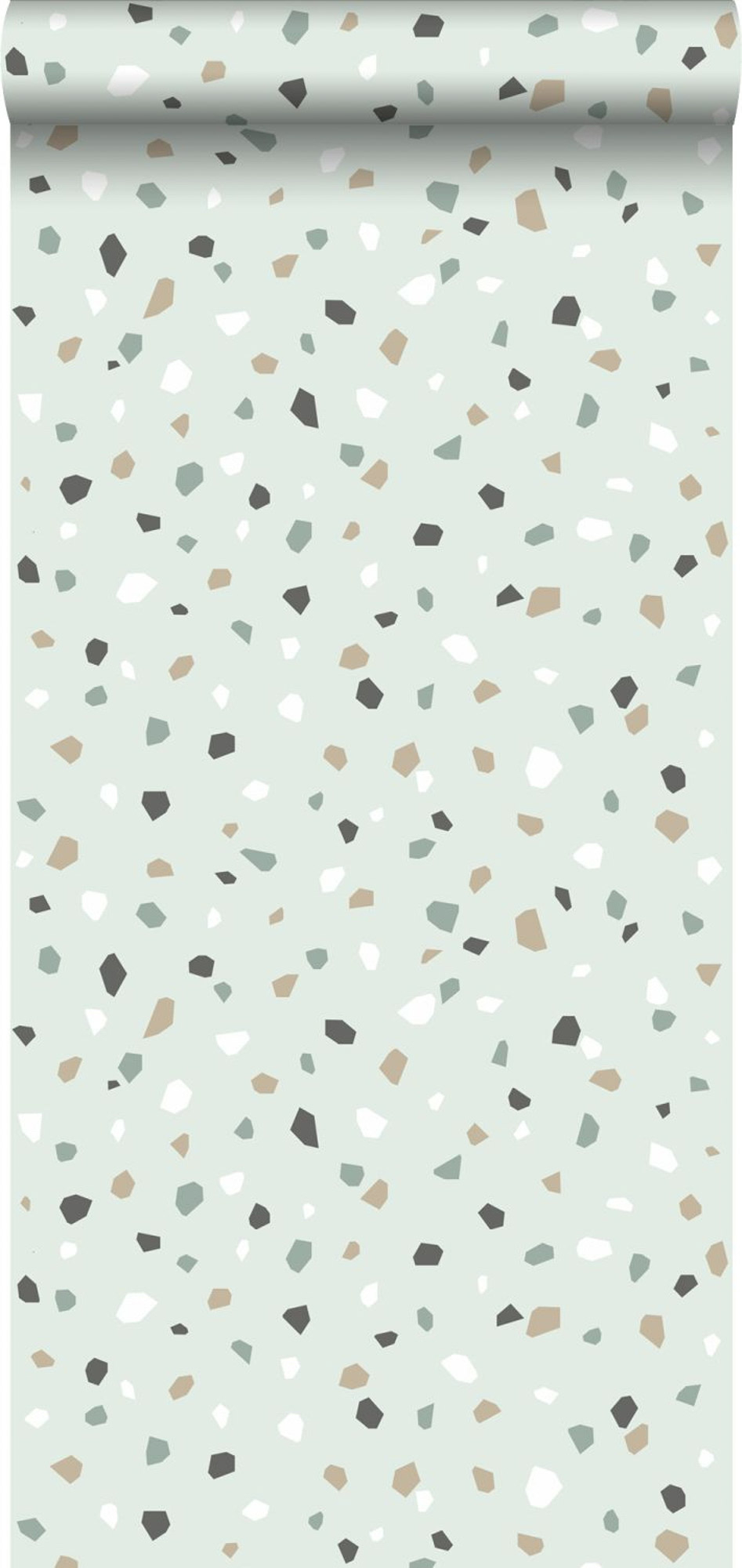Terrazzo Tapete Skandi mintgrün grau Vlies 139036