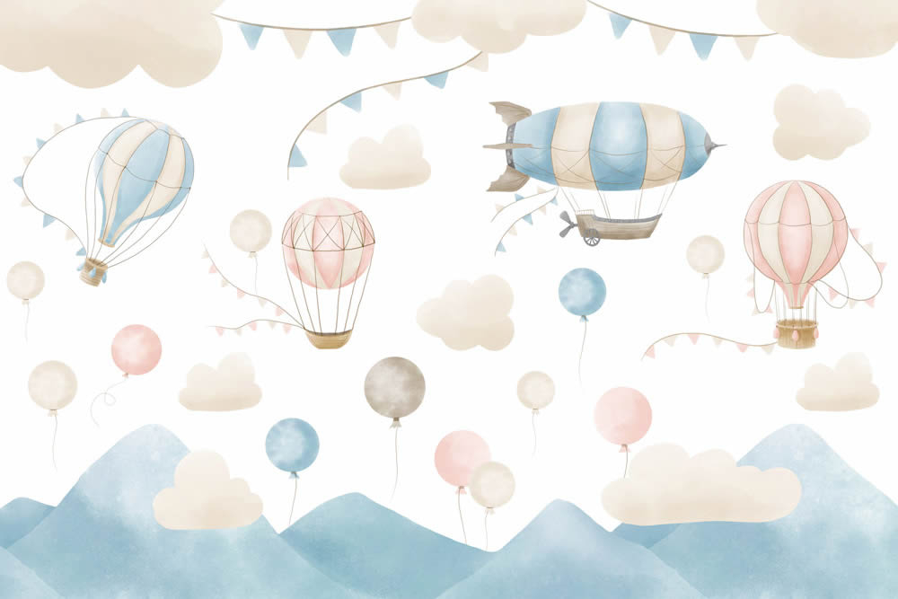 Leinwandbild Heißluftballons Zeppelin DD129389 120 x 80 cm -8-DD129389