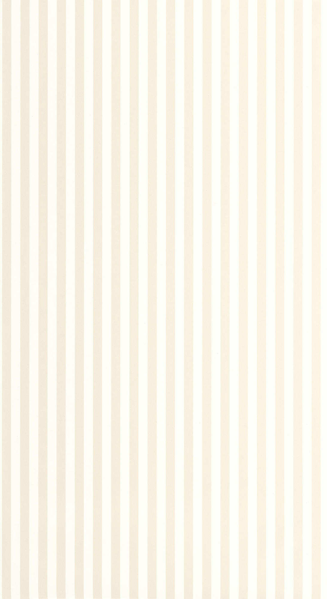 Musterstück Zarte gerade Streifen Vliestapete glatte Oberfläche weiß beige
