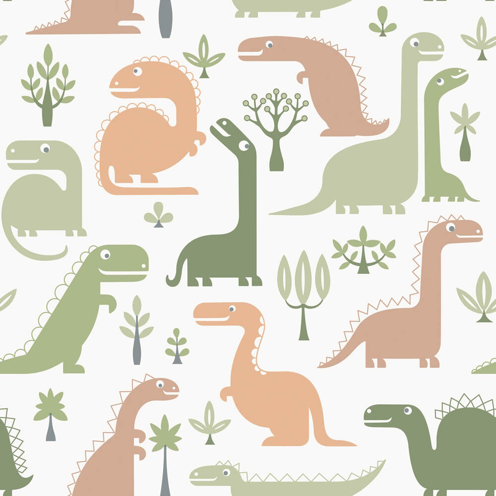 Dinosaur Pastel Wallpaper Jack n Rose Grandeco LL-10-12-8