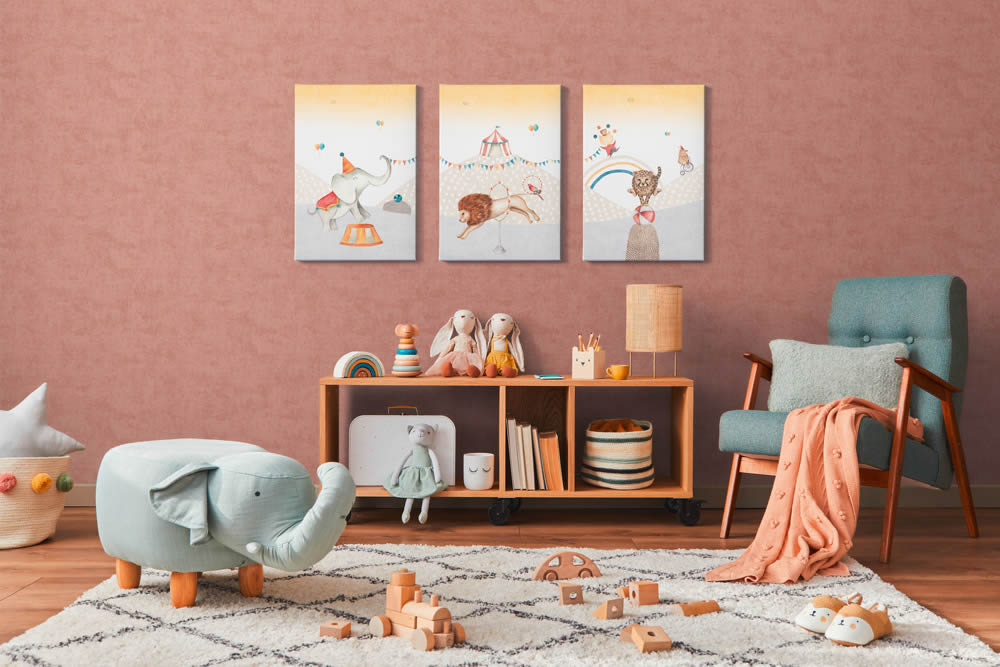 Uni Vliestapete verwaschenes Muster ausgewaschenes rot 771795-8-771795