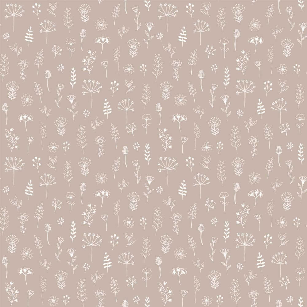 SALE 1 role comic flower wallpaper pink beige Woodland Rasch Textil 039280