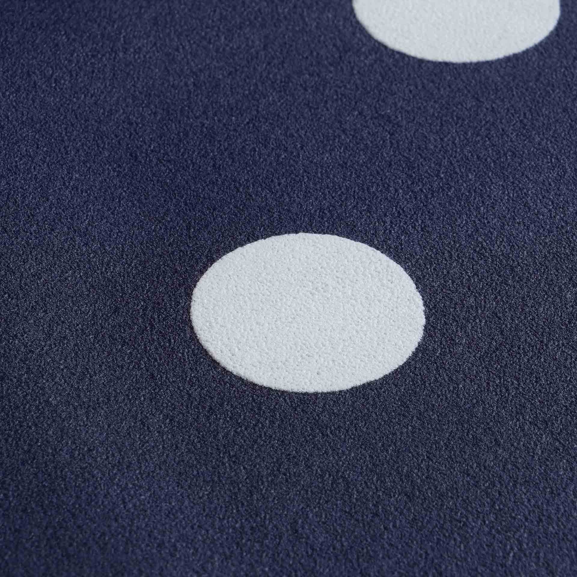 Tapete Punktetapete Polka Dots marineblau weiß Vlies 363368