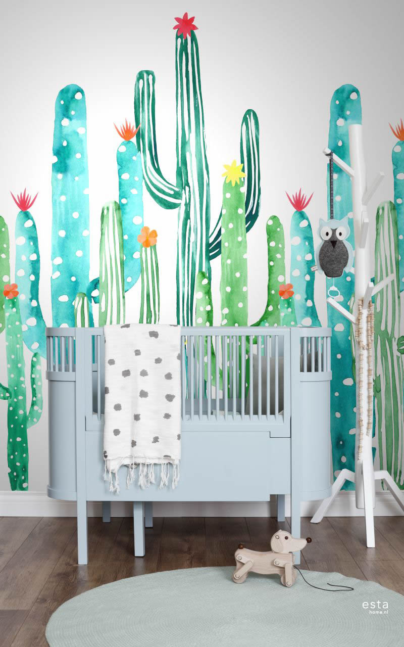 Mural Cactus Green Xl-23-158829