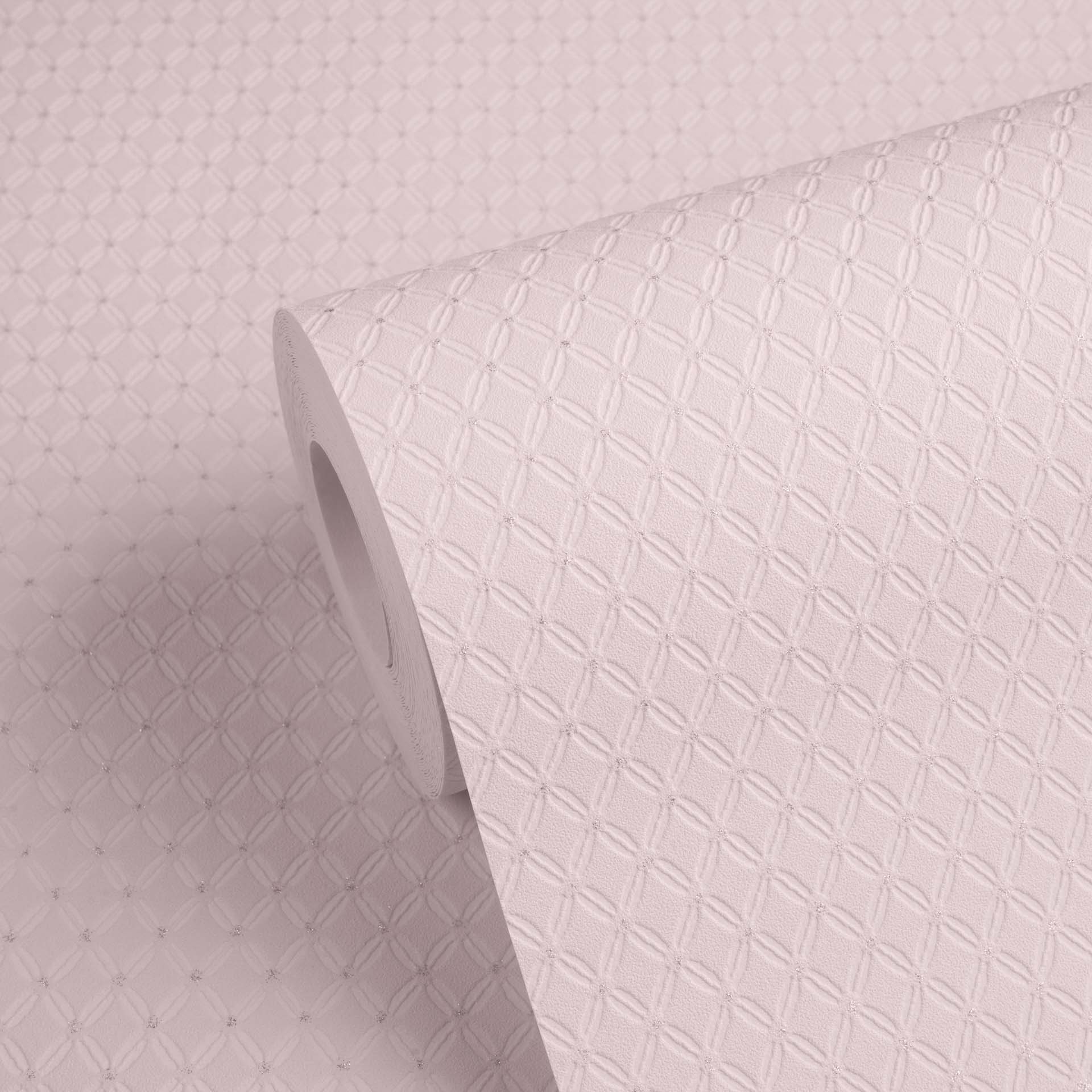 Tapete Grafische Tapete Glitzer rosa Vlies 368976