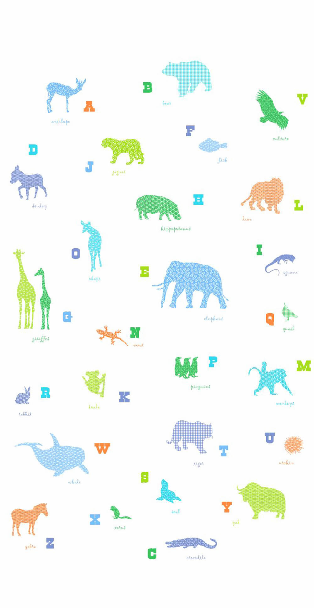 Wandbild Tiere Xl