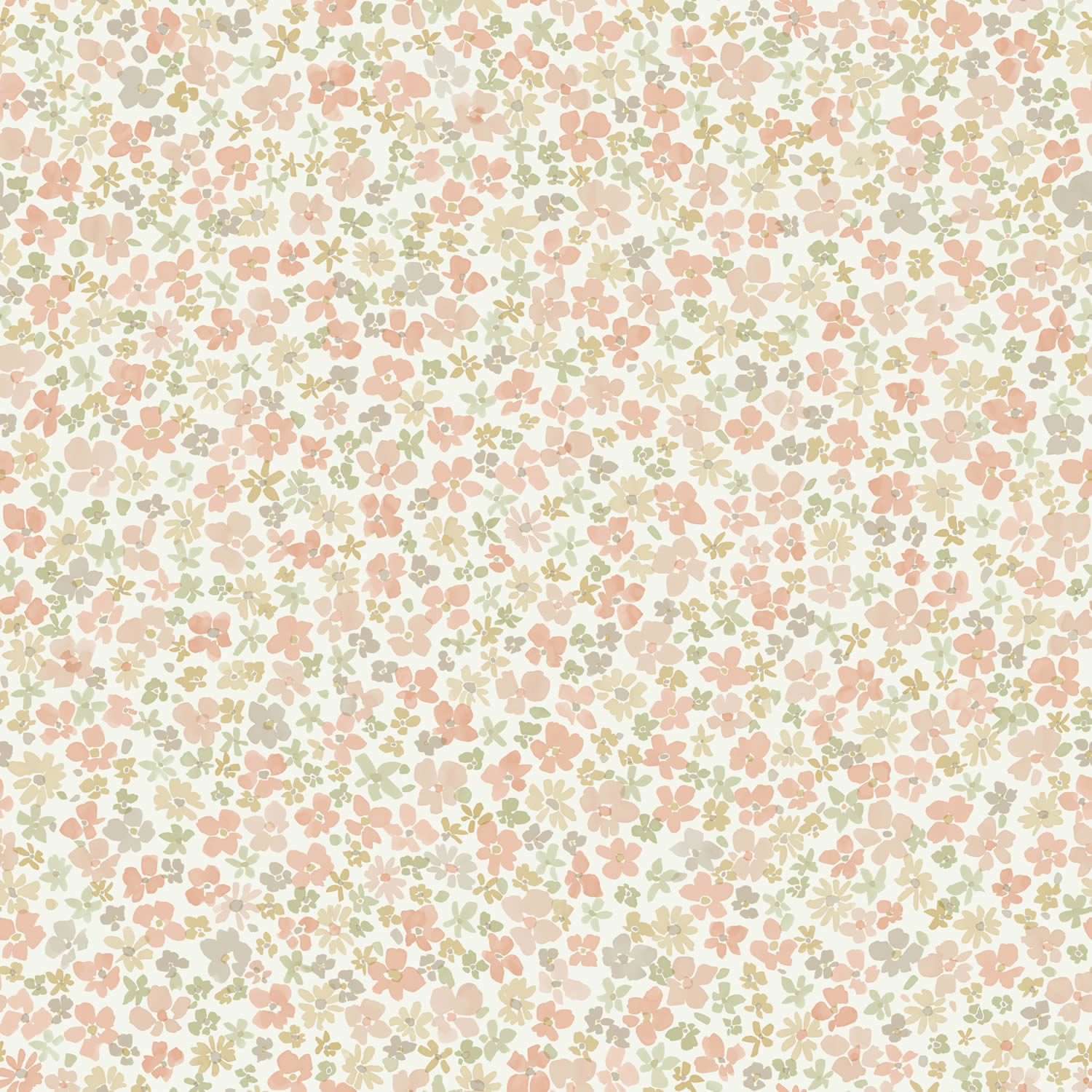 Blumentapete Blüten Skandi Vlies Pastellrosa LD3018