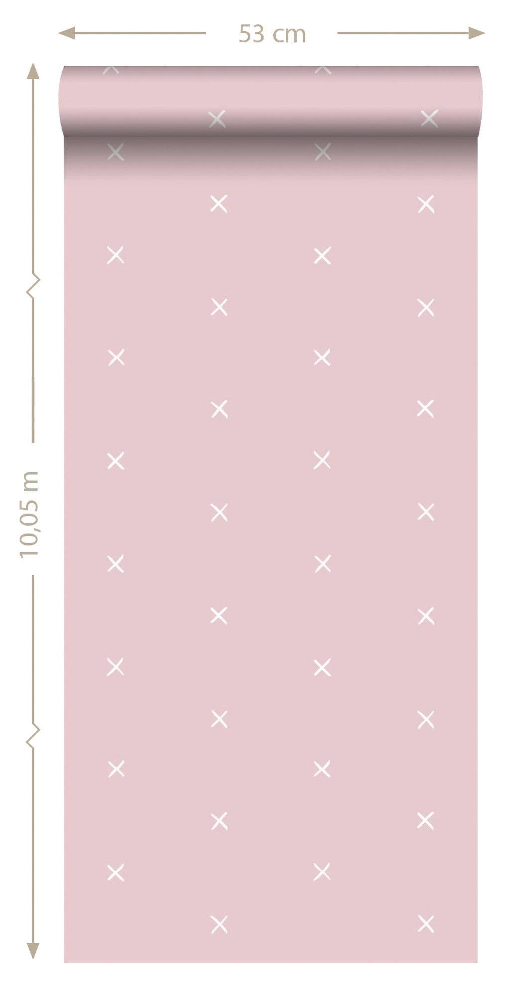 Grafische Tapete modern rosa Vlies 139069
