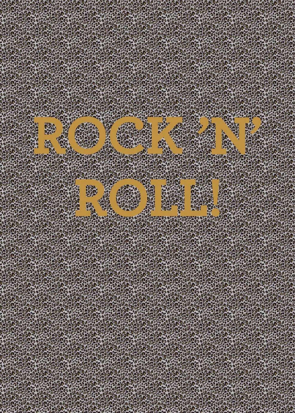 Leopard Pattern Wall Picture Rock N Roll-55-383600