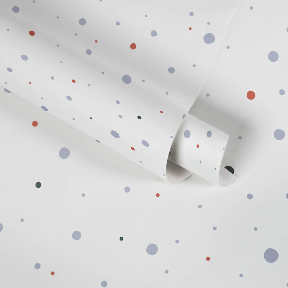 splash of color dots wallpaper white and blue Little Love AS Creation 381164-8-381164.1M