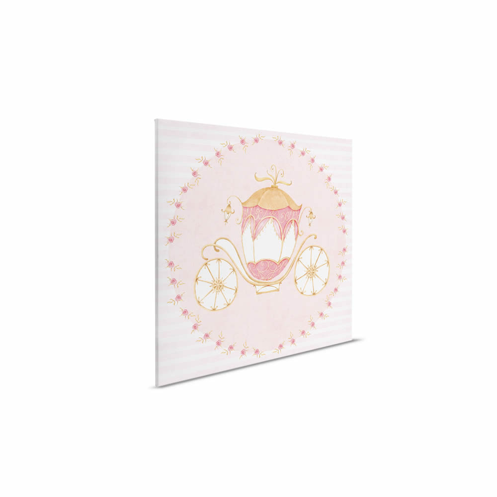 Leinwandbild Prinzessin Kutsche rosa DD129454 40 x 40 cm-8-DD129454