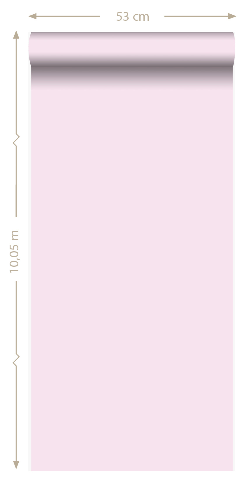 Tapete Vliestapete Uni rosa 346802