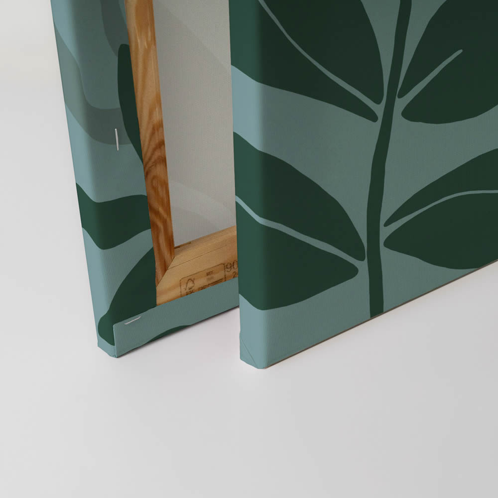 Leinwandbild Dinosaurier Urzeitwald DD129442 60 x 60 cm-8-DD129442