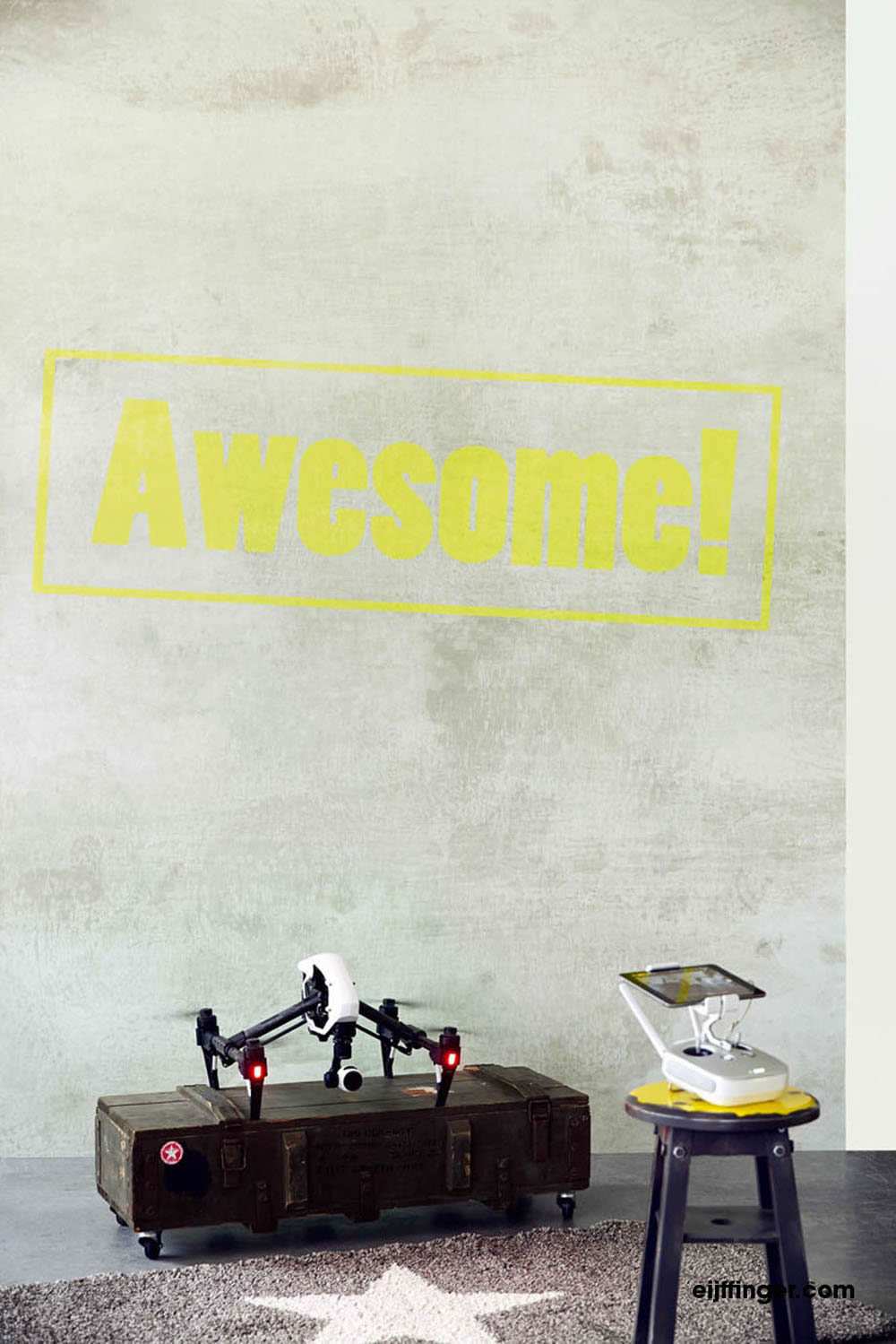 Mural Concrete Awesome Gray-55-364186