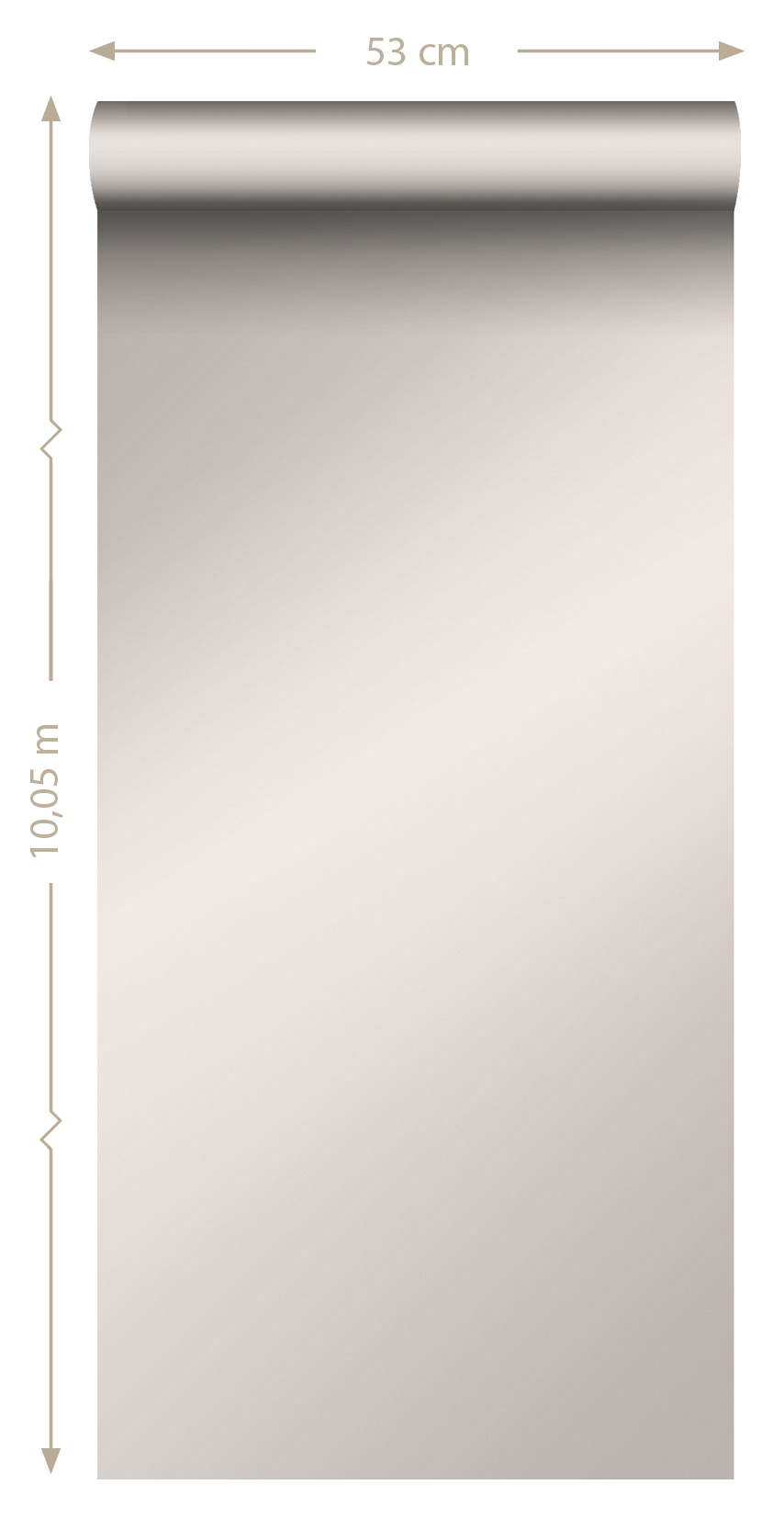 Tapete Unitapete warmgrau einfarbig Vlies 346501