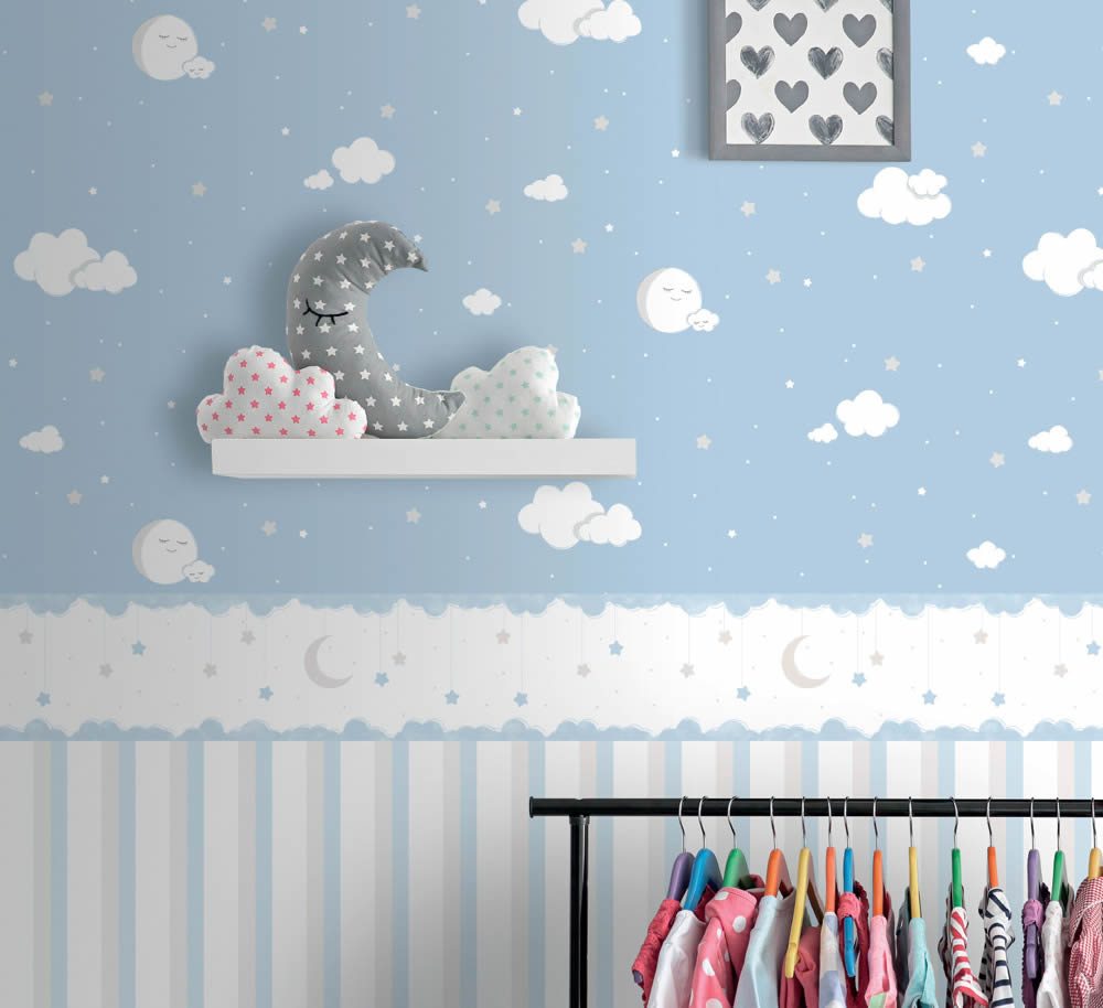 wallpaper stripes blue-grey Lullaby-23-102311.1M