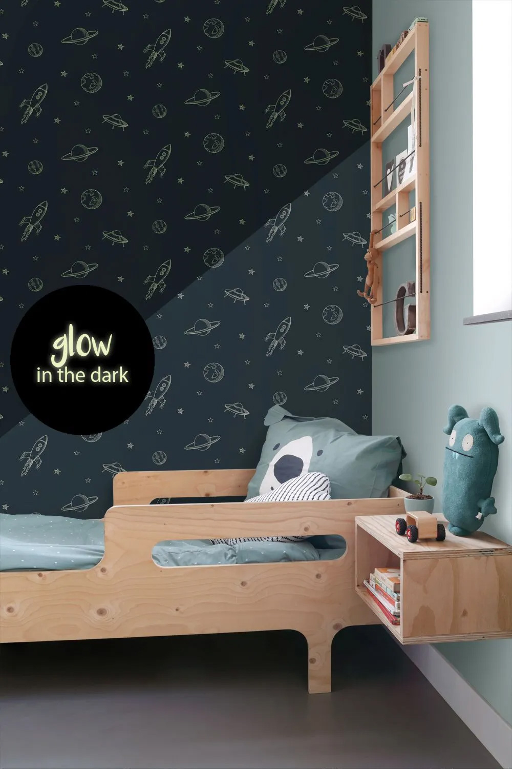 Universum Planeten im Weltall ESTA HOME Vlies dunkelblau