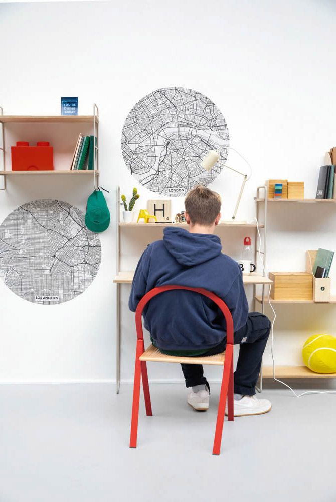 graphic London mural black white Caselio - Young and free YNF103440009-36-YNF103440009