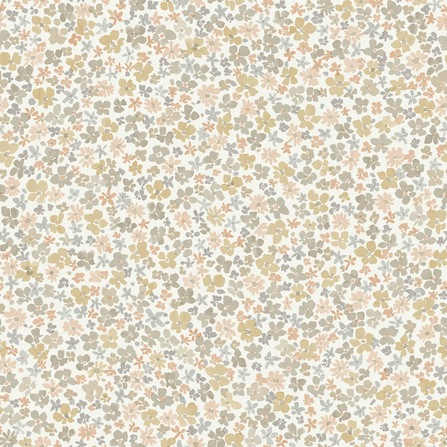 Blumentapete Skandi Natur Vlies Beige LD3020