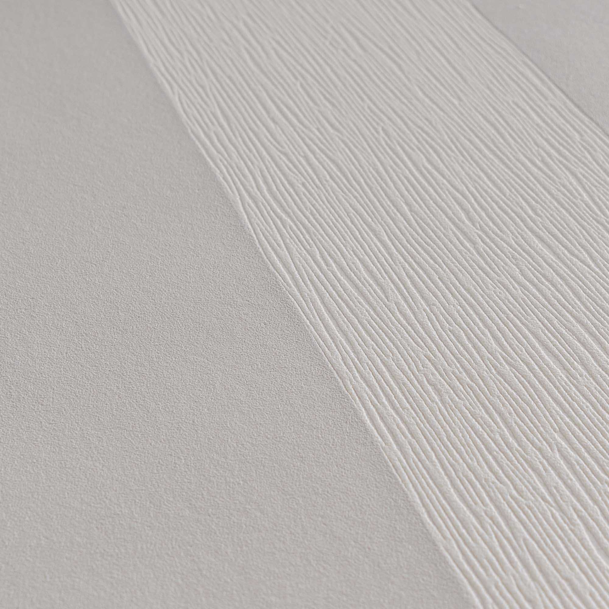 Tapete Streifentapete Blockstreifen grau creme Vlies 381012