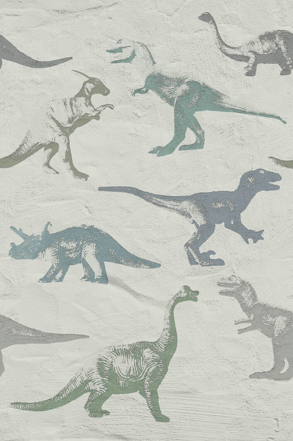 Wandbild Grau Dinosaurier-55-364154