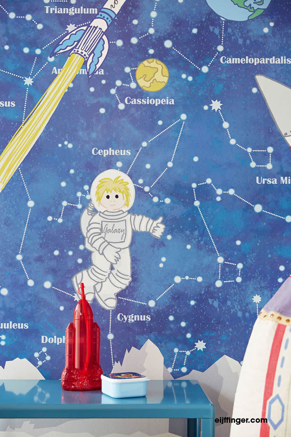 Space Center Blue Mural-55-364175