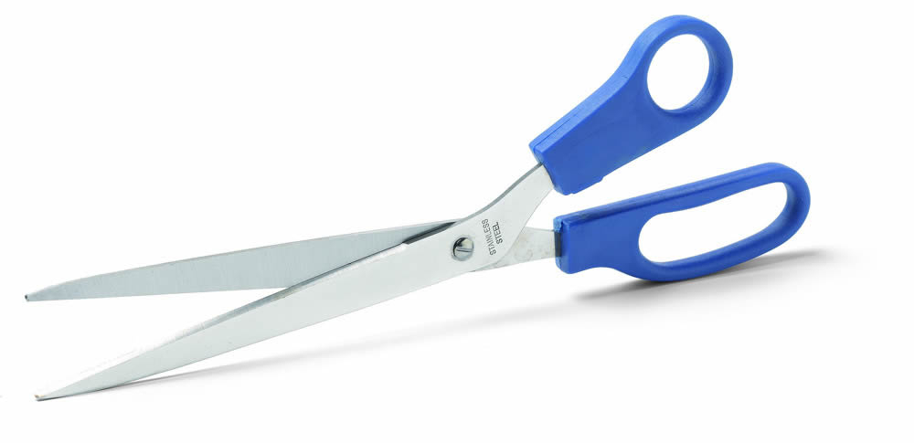Tapezierschere blau 30 cm
