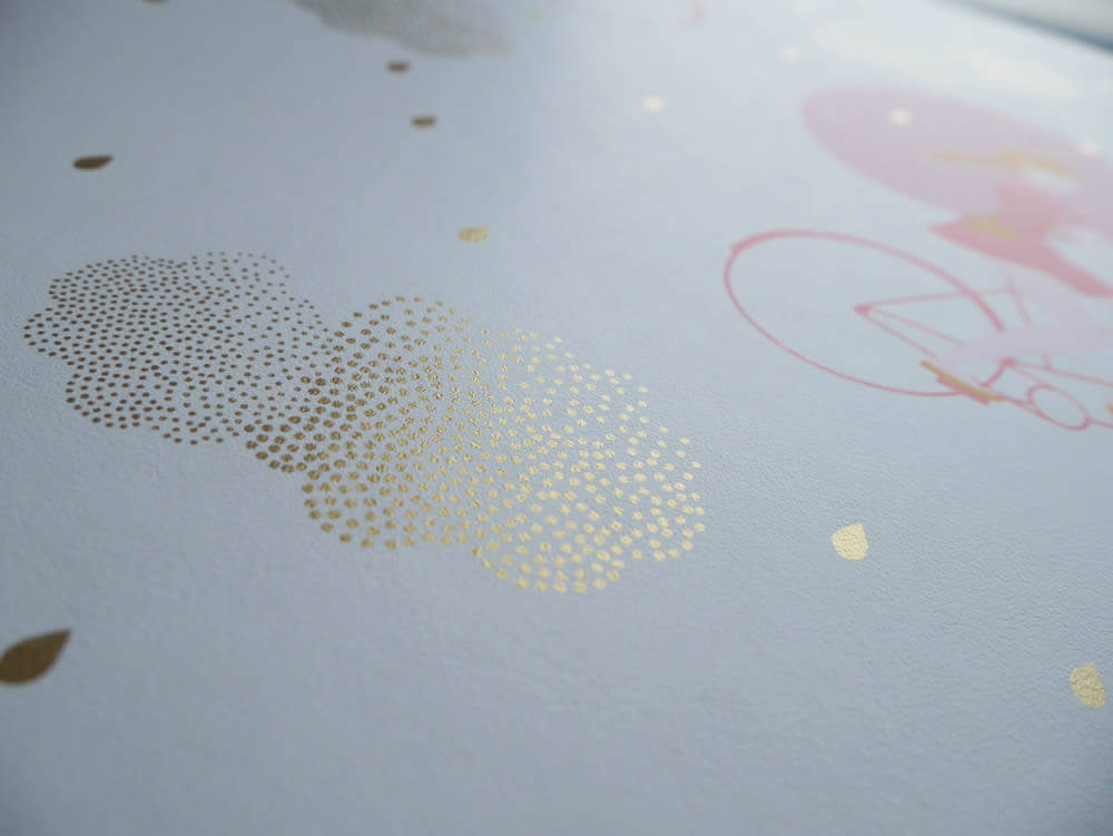 SALE set of 3 wallpaper white purple-36-GPR100845426_S