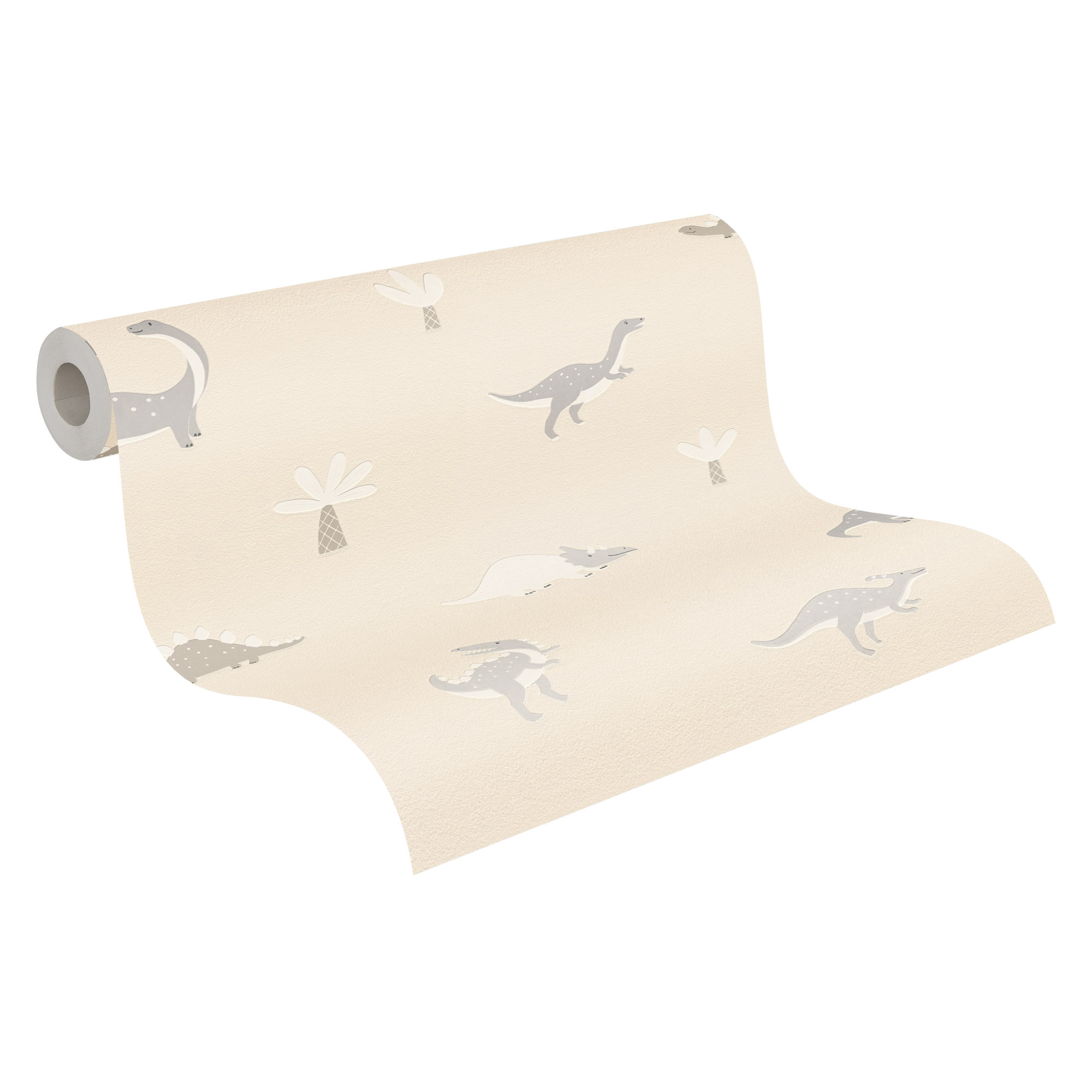 Tapete Dinotapete Dinosaurier beige 792573