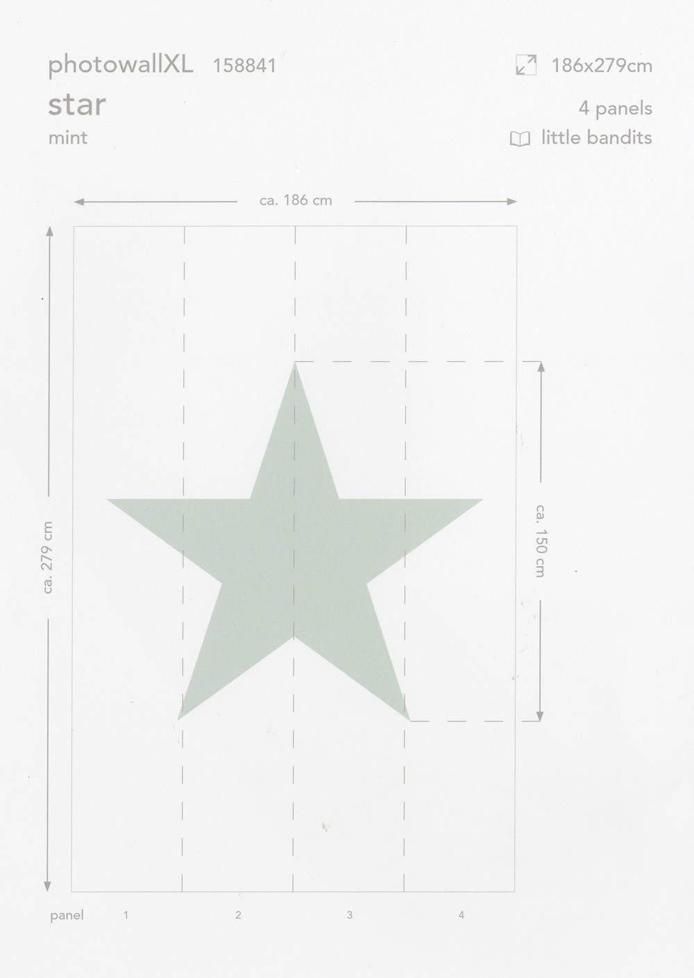 Green star mural Xl-23-158841_2