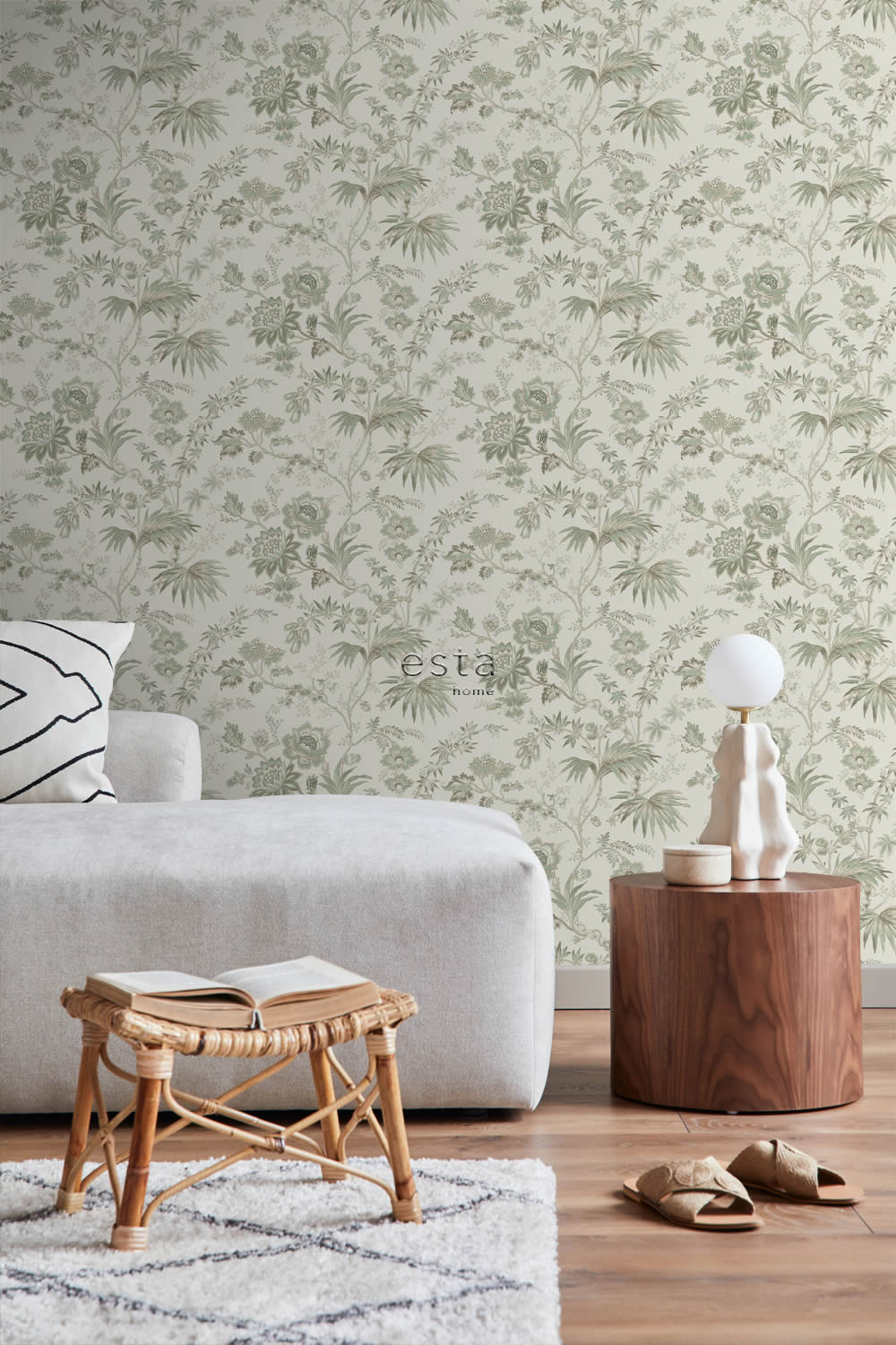 Tapete Blumen Vintage Blumenranken beige 139400