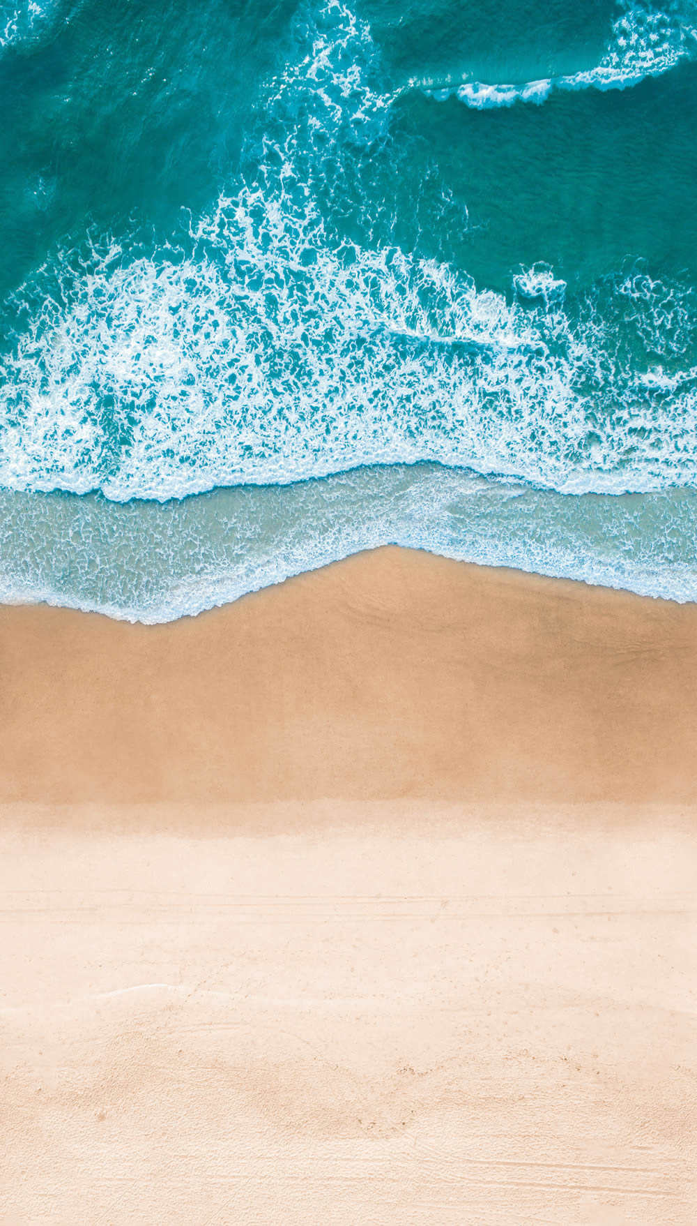 Wandbild 159 x 280 cm Strand Sand Meer Welle Reise ML6401