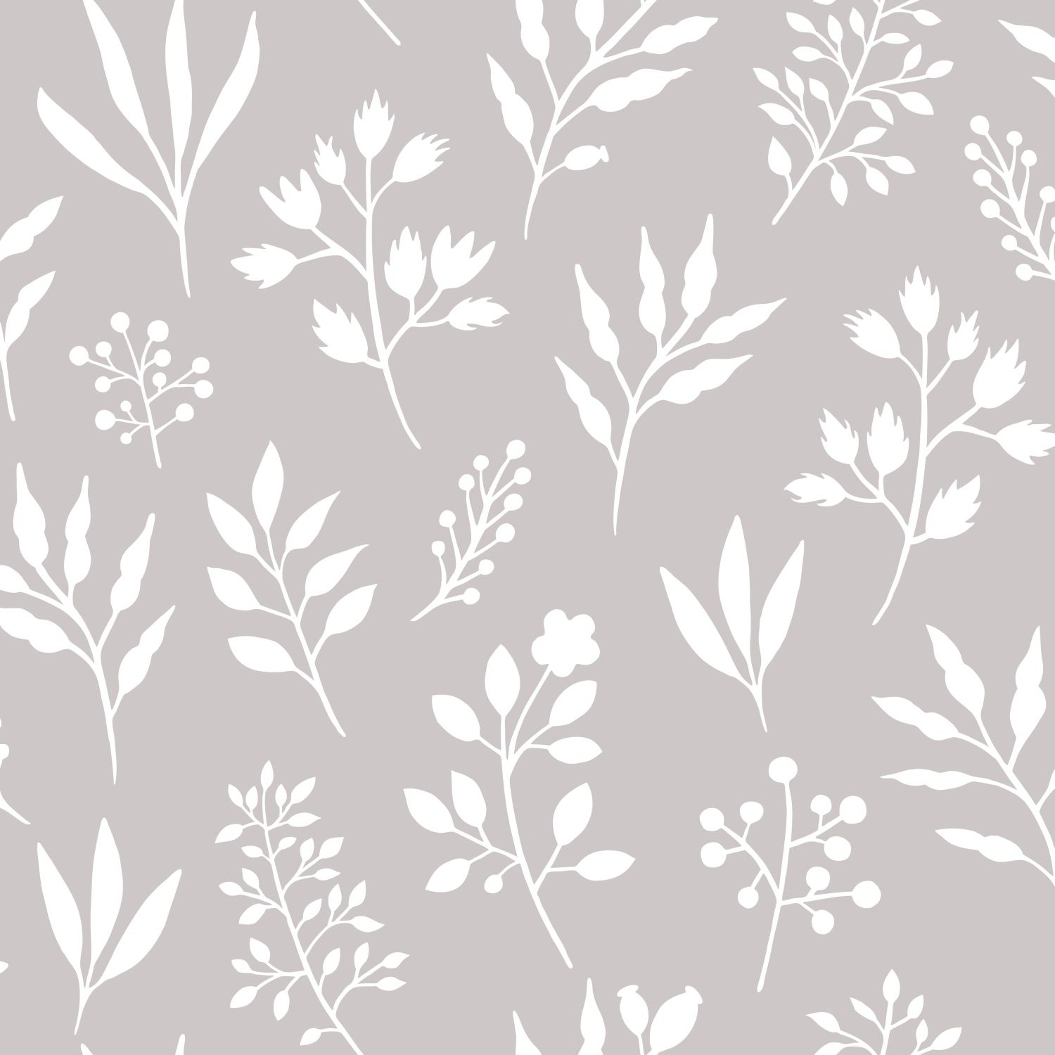 Tapete Blättertapete Scandi Style grau Vlies 139084