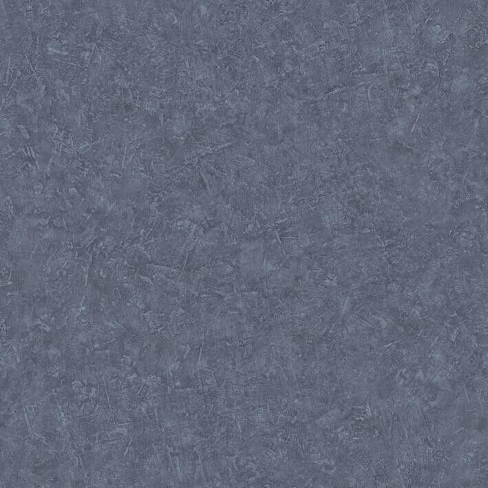 Non-woven wallpaper uni blue plaster look