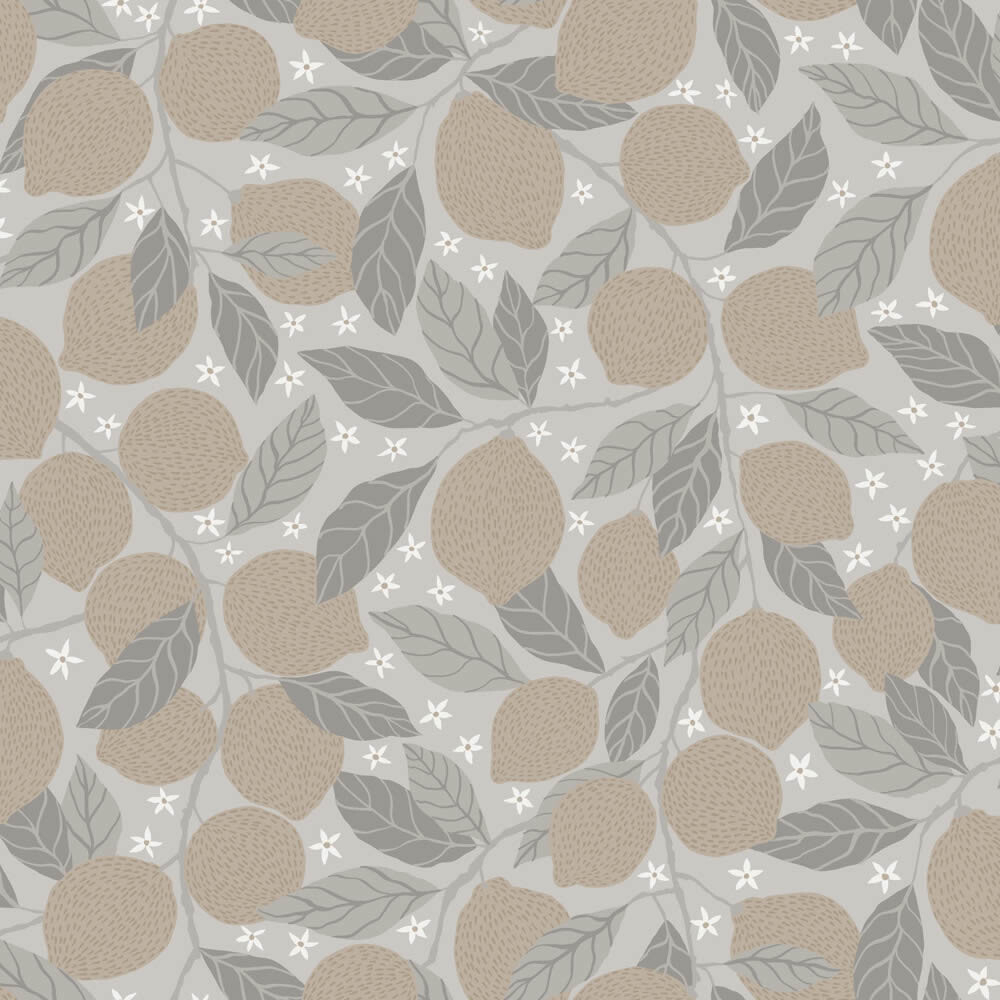 Zitrusfrüchte Blassrosa Vliestapete Grönhaga Rasch Textil 044117-23-044117.1M